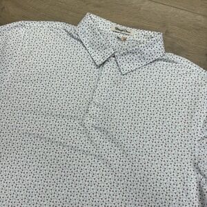 Straight Down Golf Men's AOP Polo Martini Glass Sz XL Golf Casual